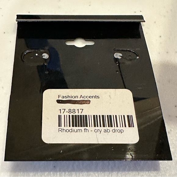 NWT 2 Pair of Fashion Accents Earrings silver tone fish hook dangles - Picture 8 of 11